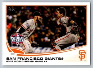 Tarjeta de equipo Topps Series 1 Base # 67 2013 - Gigantes de San Francisco - Imagen 1 de 2