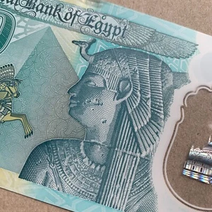 NEW ARRIVAL -  EGYPT Egypt Polymer 20 Pounds Banknote Egyptian Currency Africa - Picture 1 of 6