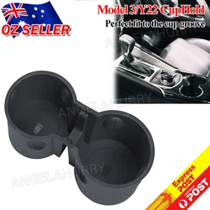 Centre Console Rubber Cup Holder for Tesla Model 3 and Model Y 2021-2022 NEW - Picture 1 of 12