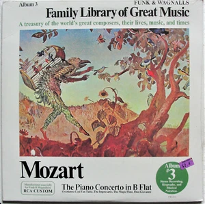 MOZART Piano Concerto in B Flat FUNK & WAGNALLS Family Library #3 ~ NEW LP - Picture 1 of 5