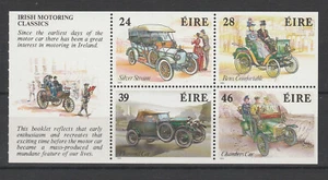 thr IRLANDE série de 4 transports automobile 1989 num 678/81 de carnet ** - Imagen 1 de 1