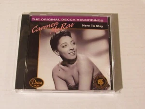 JAZZ CD Carmen McRae Here To Stay Decca 1992 - Picture 1 of 2