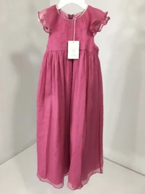VESTIDO PRINCESA SEDA MARIE CHANTAL NIÑAS PEQUEÑAS ROSA TALLA 3 AÑOS $350 NUEVO Foto 1 de 4