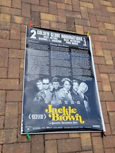 Jackie Brown Original Movie Poster 2 Golden Globe Ds 27x40 Quentin Tarantino