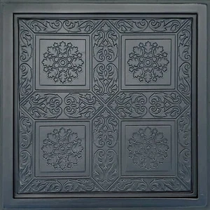 Sistema de rejilla, Pop In, 24"" x 24", 3D, PVC, azulejos de techo, ANCARA negro - Imagen 1 de 3