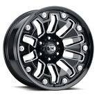 18x9 Vision Off-Road 362 Armor Gloss Blk Milled Wheel 6x5.5 (12mm)