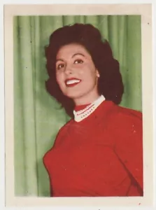 Elaine Stewart 1961 Peru Artistas Del Cine Paper Stock Trading Card #191 E1 - Picture 1 of 2