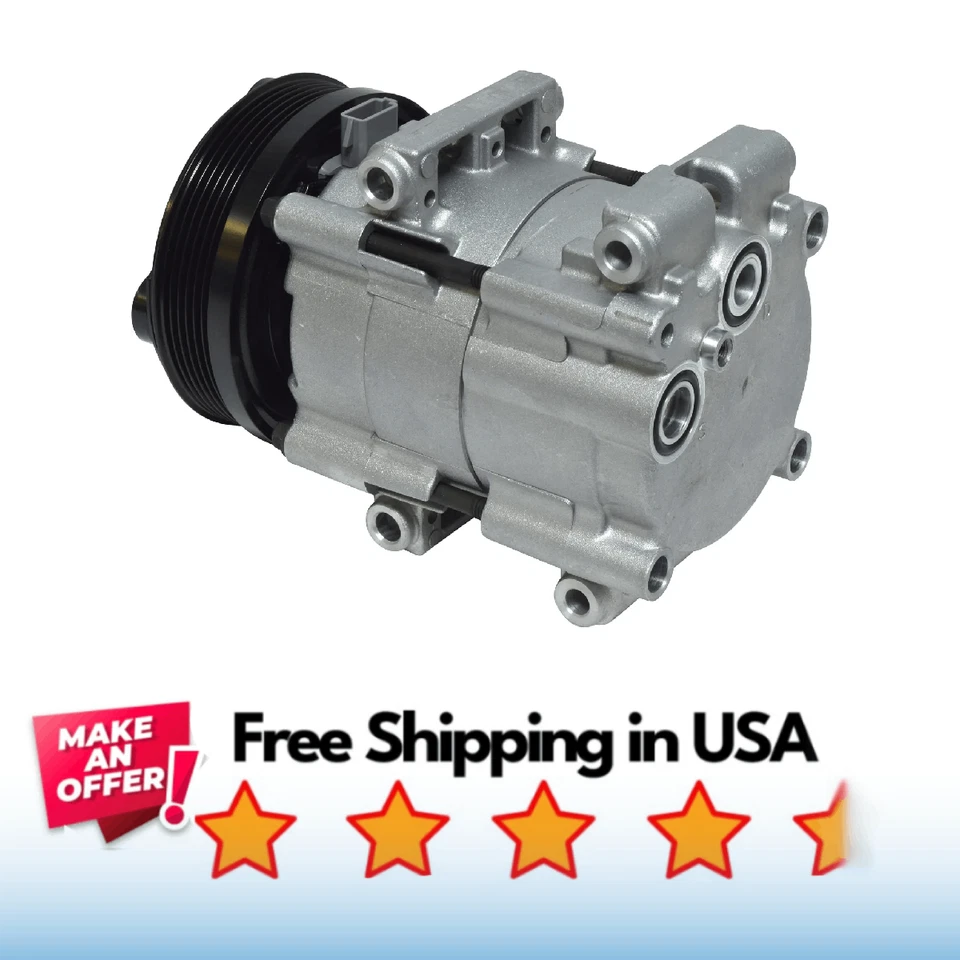 Compressor A/C Fit Ford Taurus 91-95, Ford Windstar 95-98, Mercury Sable 92-95 - Image 1 of 1