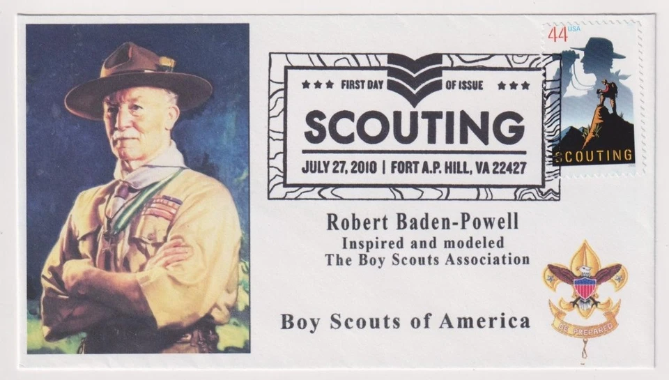 LORD BADEN POWELL BSA BOY SCOUTS Stamp Colton FDC C9643 - Image 1 of 1