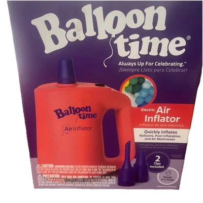 ВОЗДУШНЫЙ ШАР ВРЕМЯ ЭЛЕКТРИЧЕСКИЙ ВОЗДУШНЫЙ НАДУВАТЕЛЬ С ДВУМЯ НАКОНЕЧНИКАМИ - Изображение 1 из 4