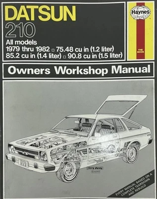 Manuale Di Riparazione Haynes Per Proprietari Datsun 210 1979-1982 - Immagine 1 di 4