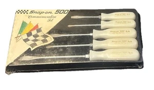 Snap-On Tools 500 Conmemorativo Edición Limitada Juego de 5 PC Blanco Perla Mango Duro - Imagen 1 de 4