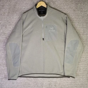 Arc’teryx Arcteryx Apache AR Mens XL Green/Gray Half 1/2 Zip Pullover Sweater - Picture 1 of 8