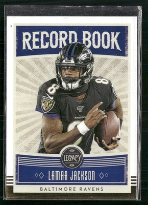 2020 Panini Legacy #RB-LJ Lamar Jackson Record Book - Image 1 of 2