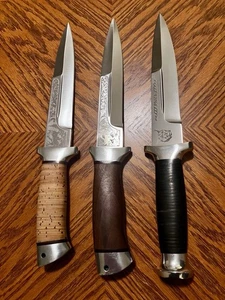 A&R Zlatoust Knife Lynx Рысь Military Combat Hunting Wood Rare Russian Knife - Picture 1 of 14