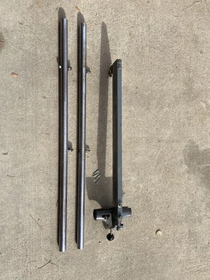 Vintage Delta Unisaw fence assembly and rails round micro adjustment - Image 1 of 4