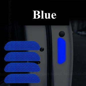 4X Reflective Red Car Door Strips Stickers Warning Safety Tapes Car Accessories - Picture 1 of 13