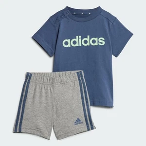 adidas Sportswear AU Kids Essentials Lineage Organic Cotton Tee And Shorts Set - Picture 1 of 10
