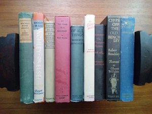 9 Vintage Books ROBERT BENCHLEY Humor ~ Some First Edition & DJ ~ Humorist Lot - Picture 1 of 4