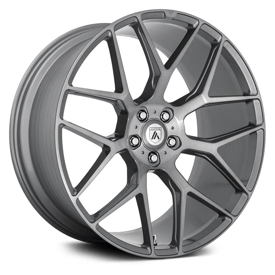 Asanti ABL-27 DYNASTY Wheels 22x9 (32, 5x114.3, 72.56) Titanium Rims Set of 4 — 第 1/4 张图片