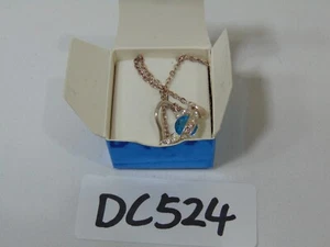 AVON LOOPING OPEN HEART NECKLACE WITH COLOR ACCENTS MARCH BIRTHSTONE 2005 - Bild 1 von 3