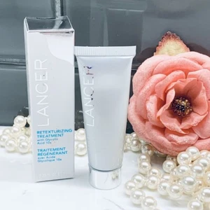 LANCER Retexturizing Treatment with Glycolic Acid 10x ~ Travel 0.25 fl oz ~ NIB - Picture 1 of 2