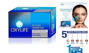 Crema blanqueadora con oxígeno activo Oxylife Natural Radiance 5. 27g, Envío GRATIS - Imagen 1 de 3