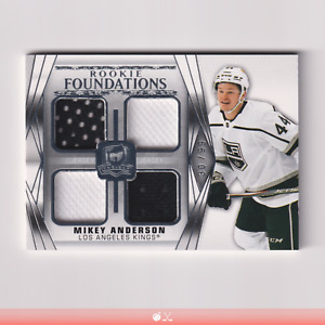 2020-21 Upper Deck The Cup Rookie Foundations Mikey Anderson Quad Jersey /99 RC