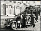 OPEL SIX Convertible, BERLOGER BAHNHOF HOTEL ULM (?), family w old classic car,