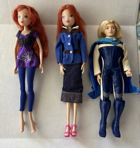 Winx Club 2004 Mattel Prince Sky Rock Star Bloom Doll Lot - Picture 1 of 14