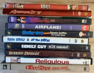 Comedy Movie 10 Pc DVD Lot: Office Space, Family Guy, Christmas Story - Bild 1 von 5