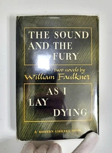 1946 THE SOUND AND THE FURY & AS I LAY DYING William Faulkner Moder Library... - Picture 1 of 10