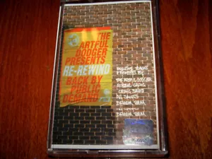 The Artful Dodger Presents Re-rewind Back CASSETTE BG Edition New Tape Hologram - Picture 1 of 3