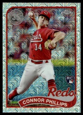 2024 TOPPS CHROME PLATINUM 35TH Connor Phillips Auto Cincinnati Reds #CBA-CP - Image 1 of 2
