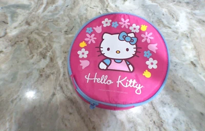 THERMOS Hello Kitty Redondo Aislado Suave Fiambrera Bolsa Cartera Cosmética Cremallera. Clz. Foto 1 de 4