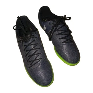 Adidas Messi 16.3 FG/AG Dark Grey/Solar Green AQ3519 Soccer Cleat Shoes Size 7 - Picture 1 of 7