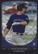 2013 Bowman Draft Chrome Draft Picks Refractors Black Wave #BDPP31 Ryan McMahon