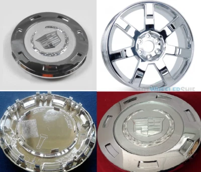 4pcs 07-14 22" WHEELS CHROME CENTER HUB CAPS FIT FOR CADILLAC ESCALADE 9596649 - Image 1 of 3