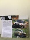 1998 Land Rover Production Line Brochure