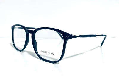 ÓCULOS MASCULINO QUADRADO PRETO GIORGIO ARMANI AR 8098V 5017 RX 54-18-145 MM ITÁLIA - Imagem 1 de 4