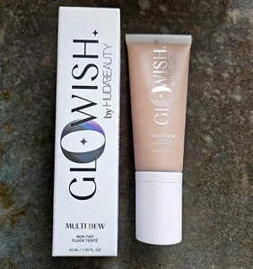 GloWish by Huda Beauty Multi Dew Skin Tint * EXTRA TAN 09 * 1.35 oz NIB! - Picture 1 of 4