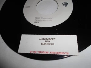 R.E.M. Daysleeper Mint- 7" 1998 Jukebox Promo Enphysema WB Records - Picture 1 of 4