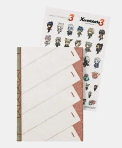 Nuovo notebook stile diario Xenoblade 3 Mio con mini adesivi personaggi limitati - Foto 1 di 5