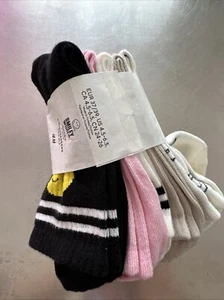 H&M Youth Socks Smiley World Size 4-7 Pink Smileyworld Pack - Picture 1 of 7