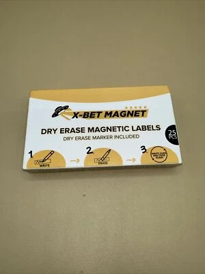 Etiquetas magnéticas de borrado en seco - Notas adhesivas reutilizables - Blocs de notas magnéticos Foto 1 de 2