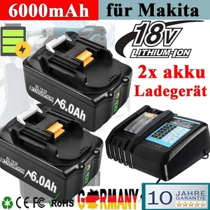Für Original Makita Akku 18V 5AH 6AH BL1860B BL1850B BL1830 LXT Lithium Ladegerä - Bild 1 von 12