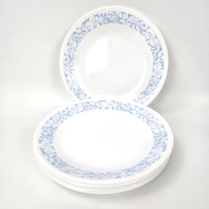 6 Corelle 6,75" Meer & Sand Brot & Butter Dessertteller blau hellbraun Blumenmuster - Bild 1 von 13