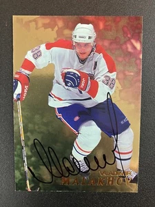 1998-99 Be a Player Signature Series #222 Vladimir Malakhov Auto - Foto 1 di 2