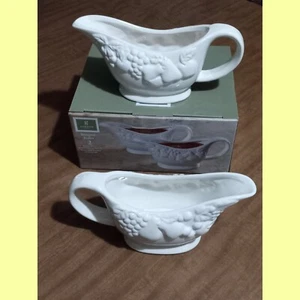 Gibson Banquet Buffet Set di 2 barche Gravy bianche 16 oz - Foto 1 di 9