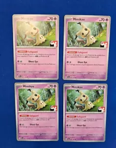 Mimikyu x4 Prize Pack Series 4 NON-HOLO Play! Stamped Promo 097/193 NM Pokemon - Picture 1 of 2